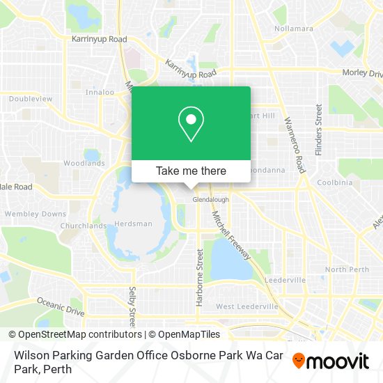 Wilson Parking Garden Office Osborne Park Wa Car Park map