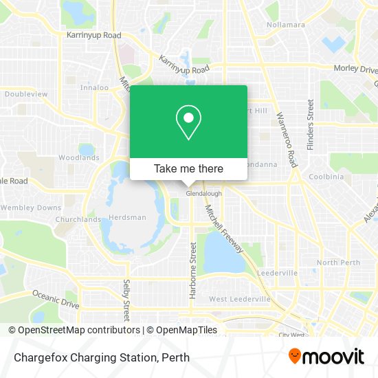 Mapa Chargefox Charging Station