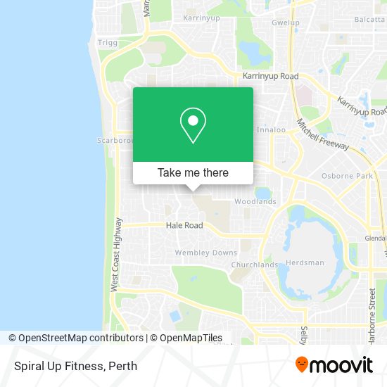 Spiral Up Fitness map