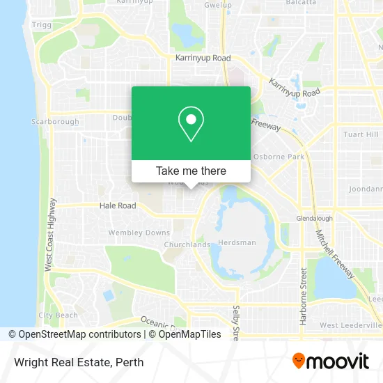 Mapa Wright Real Estate