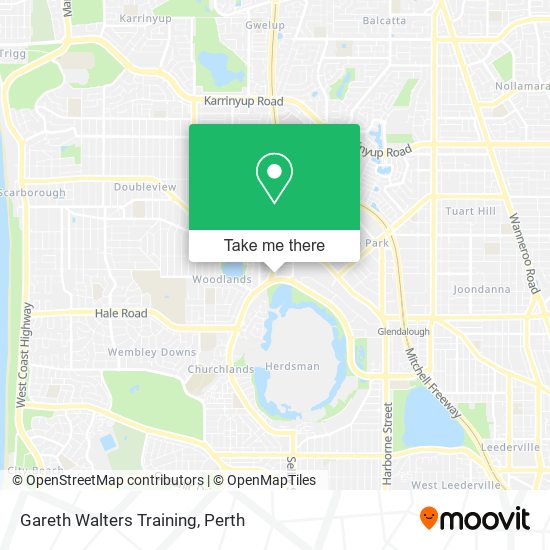 Gareth Walters Training map