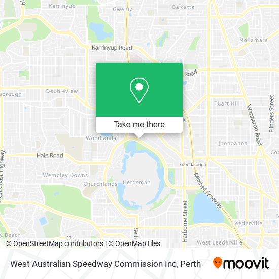 West Australian Speedway Commission Inc map