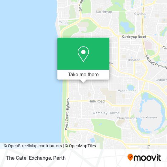 The Catel Exchange map