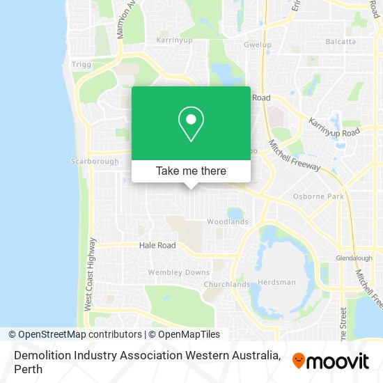 Demolition Industry Association Western Australia map