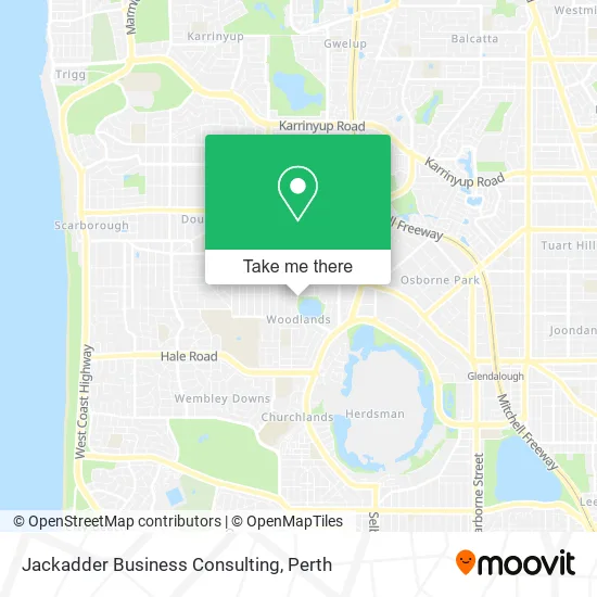 Jackadder Business Consulting map