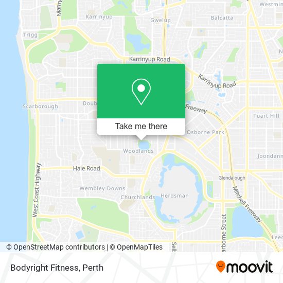 Bodyright Fitness map
