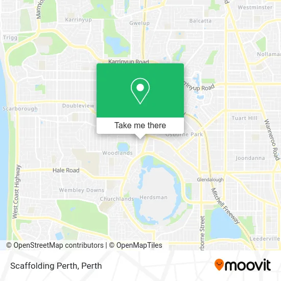 Mapa Scaffolding Perth