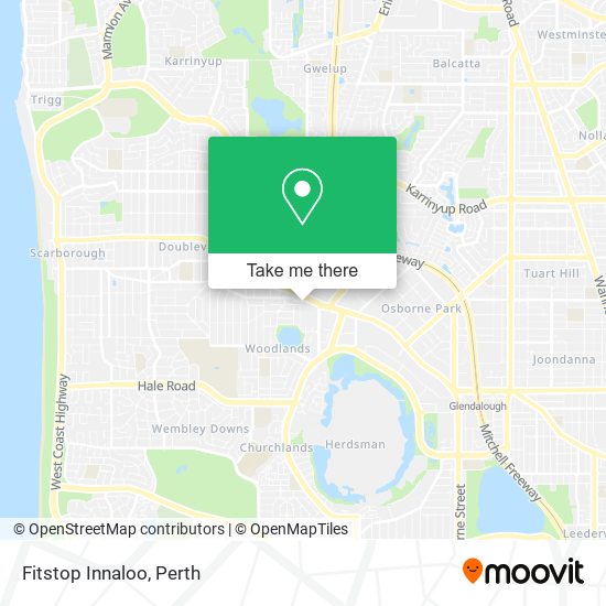 Fitstop Innaloo map