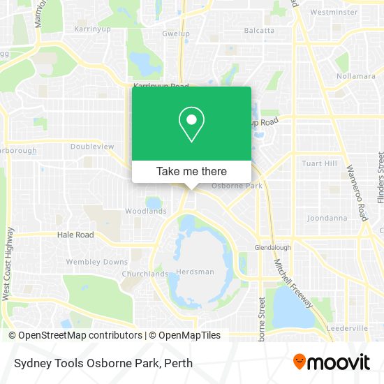 Sydney Tools Osborne Park map