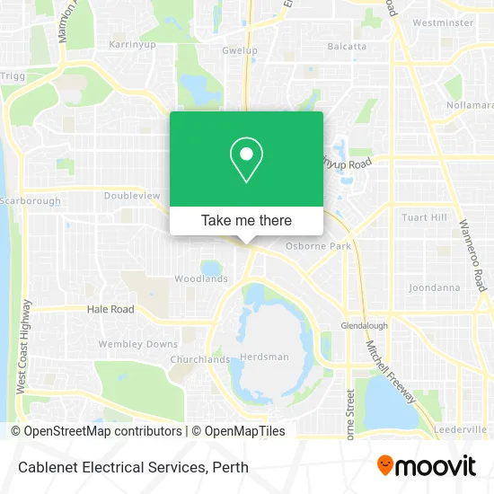 Mapa Cablenet Electrical Services