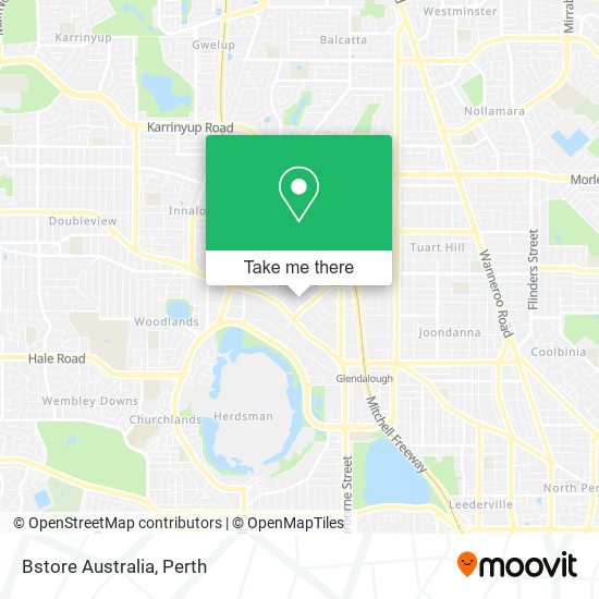 Bstore Australia map