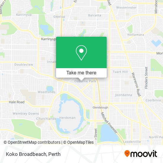 Koko Broadbeach map