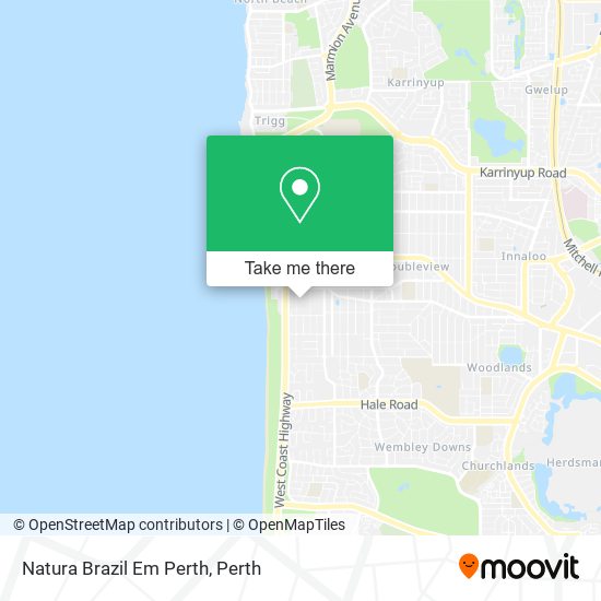 Natura Brazil Em Perth map