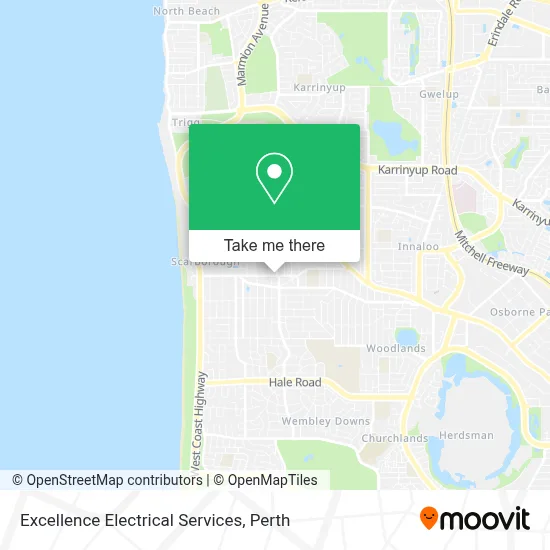 Mapa Excellence Electrical Services
