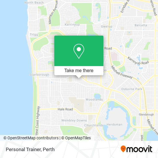 Personal Trainer map