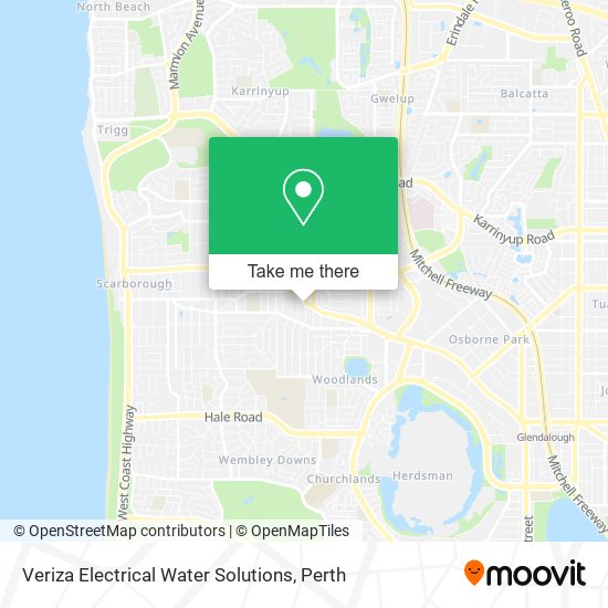 Veriza Electrical Water Solutions map