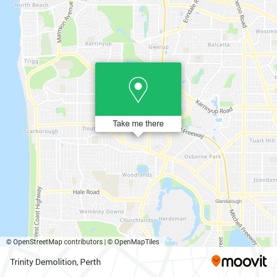 Trinity Demolition map