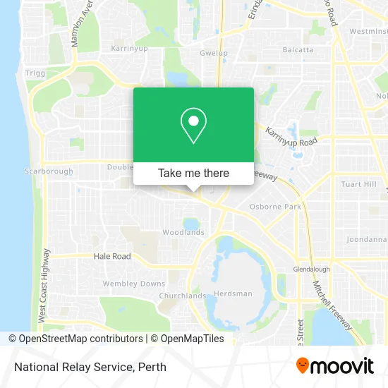 Mapa National Relay Service