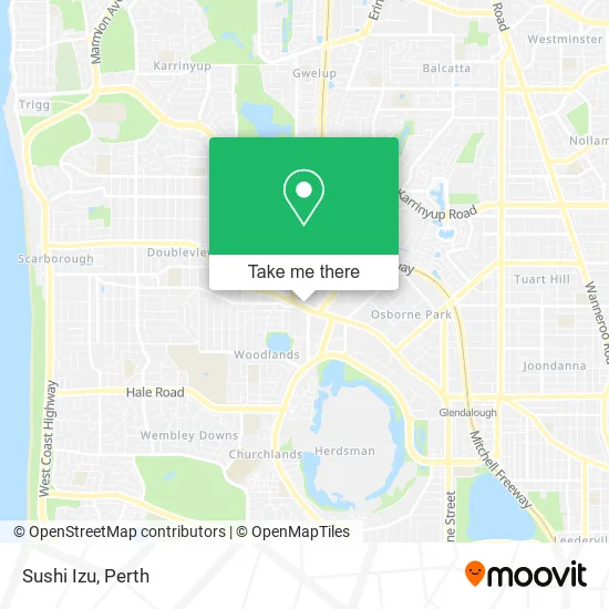 Sushi Izu map