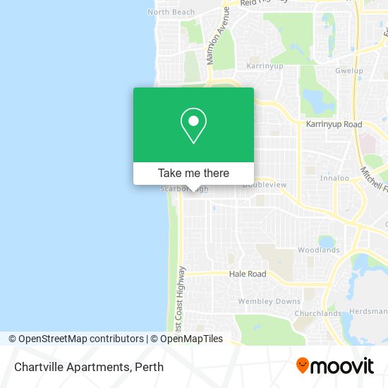 Mapa Chartville Apartments