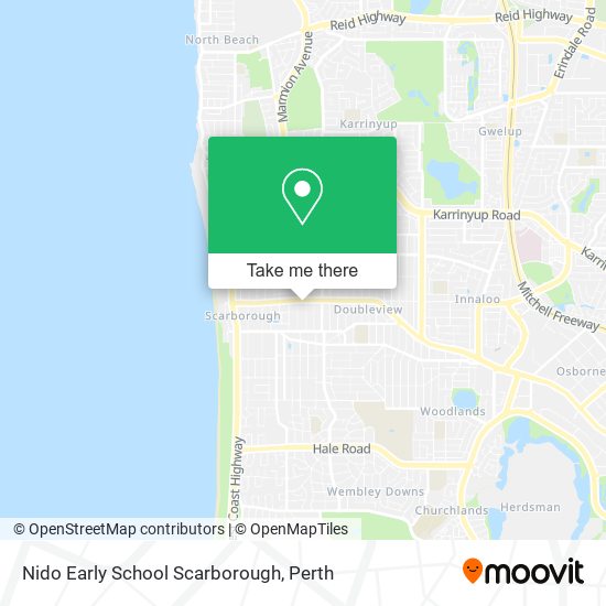 Nido Early School Scarborough map
