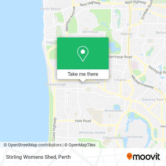 Stirling Womens Shed map