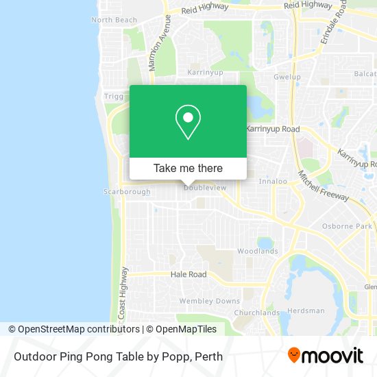 Outdoor Ping Pong Table by Popp map