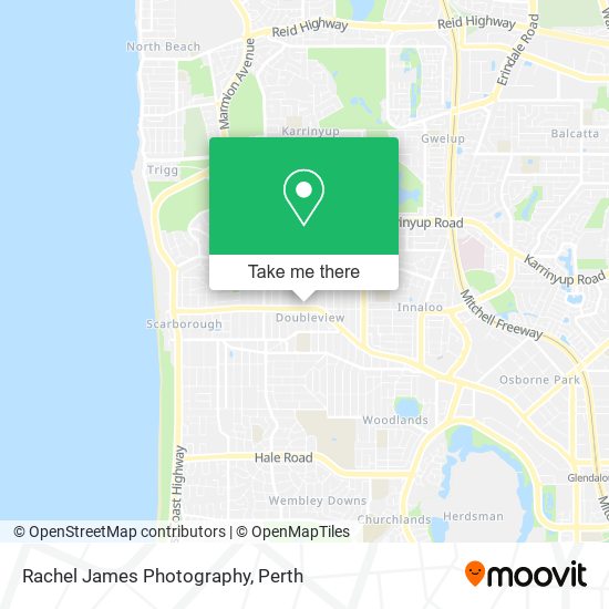 Rachel James Photography map