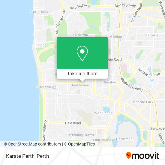 Mapa Karate Perth