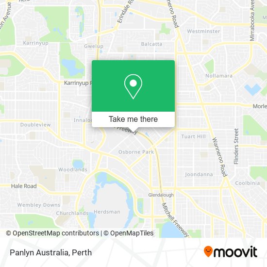 Mapa Panlyn Australia