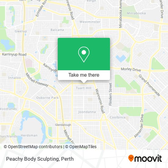 Peachy Body Sculpting map