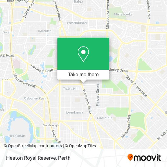 Mapa Heaton Royal Reserve