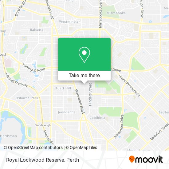 Royal Lockwood Reserve map