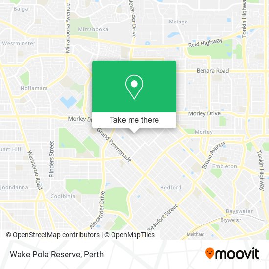 Wake Pola Reserve map