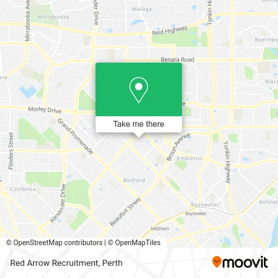 Mapa Red Arrow Recruitment