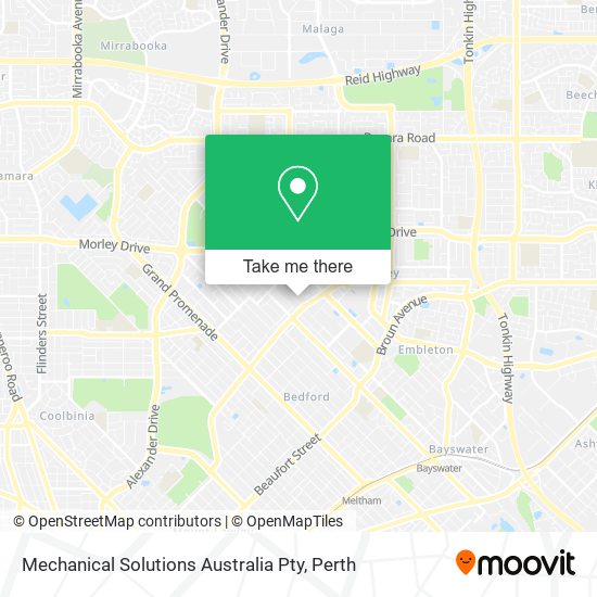 Mechanical Solutions Australia Pty map