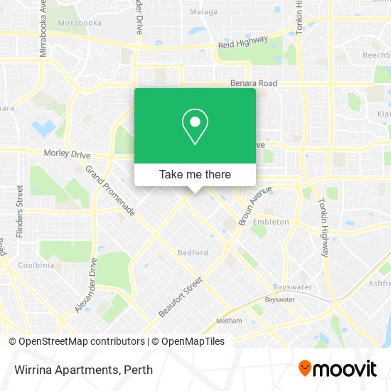 Wirrina Apartments map