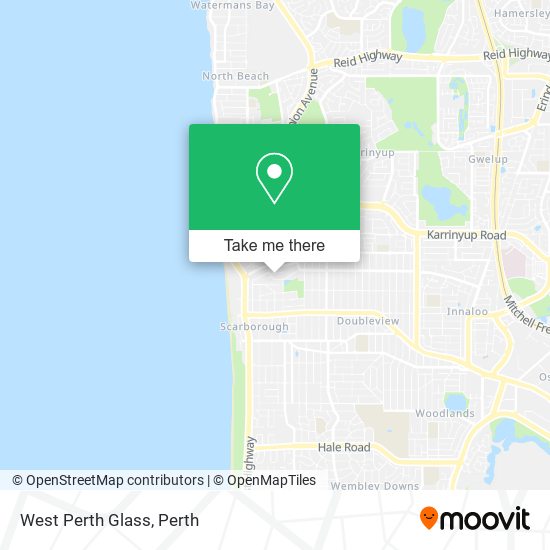 West Perth Glass map