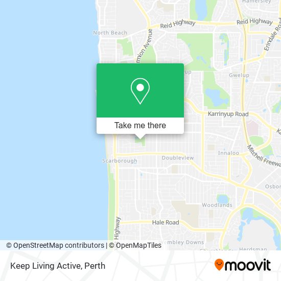 Keep Living Active map