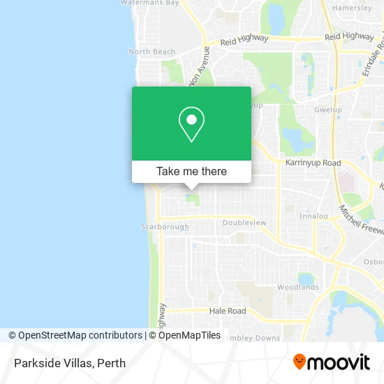 Mapa Parkside Villas