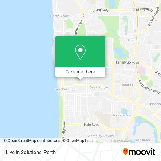 Live in Solutions map