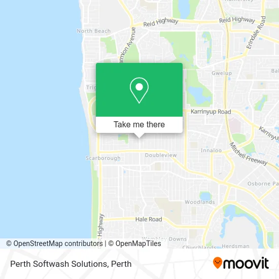 Mapa Perth Softwash Solutions