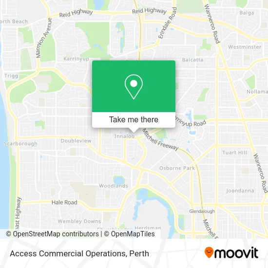 Mapa Access Commercial Operations