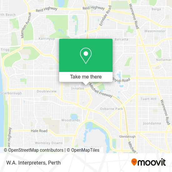 Mapa W.A. Interpreters