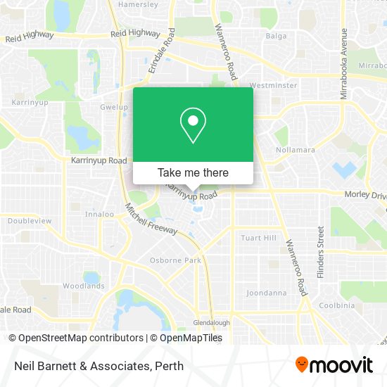 Neil Barnett & Associates map