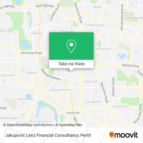 Jakupovic Lenz Financial Consultancy map