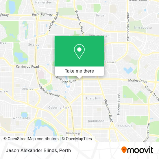 Mapa Jason Alexander Blinds