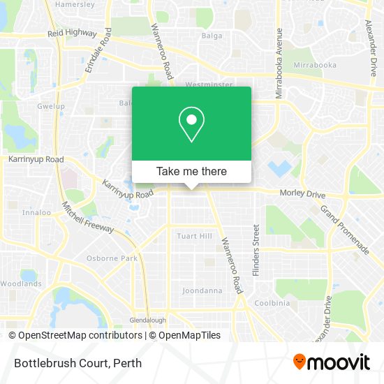 Bottlebrush Court map