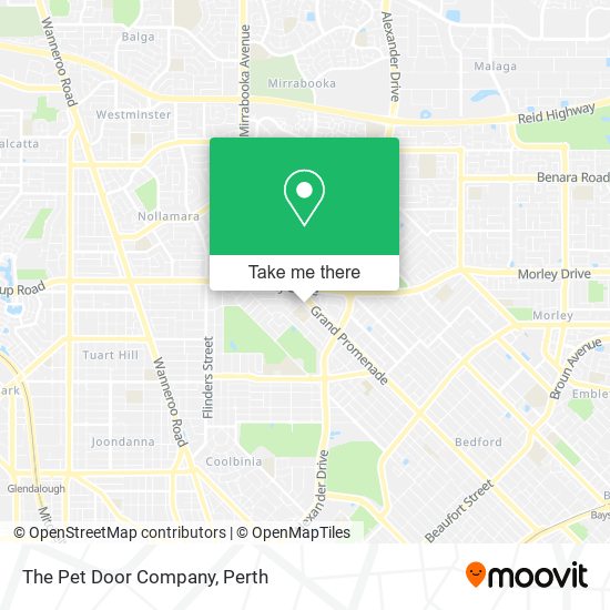 The Pet Door Company map