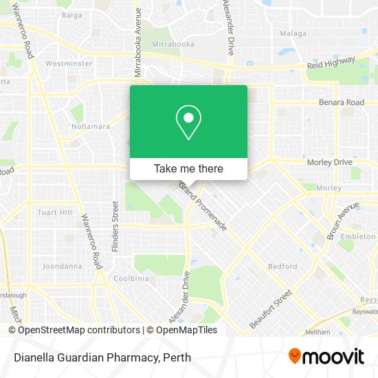 Dianella Guardian Pharmacy map